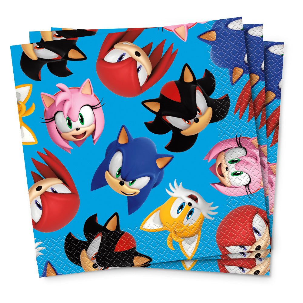 SONIC THE HEDGEHOG LUNCHEON NAPKINS (16 PK)