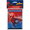 SPIDER - MAN INVITATIONS (8 PK) - LA Balloons