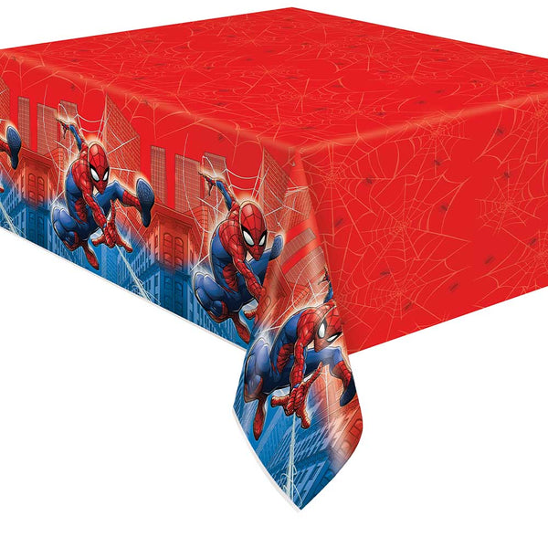 SPIDER - MAN RECTANGULAR PLASTIC TABLE COVER 54 INCH X 84 INCH - LA Balloons