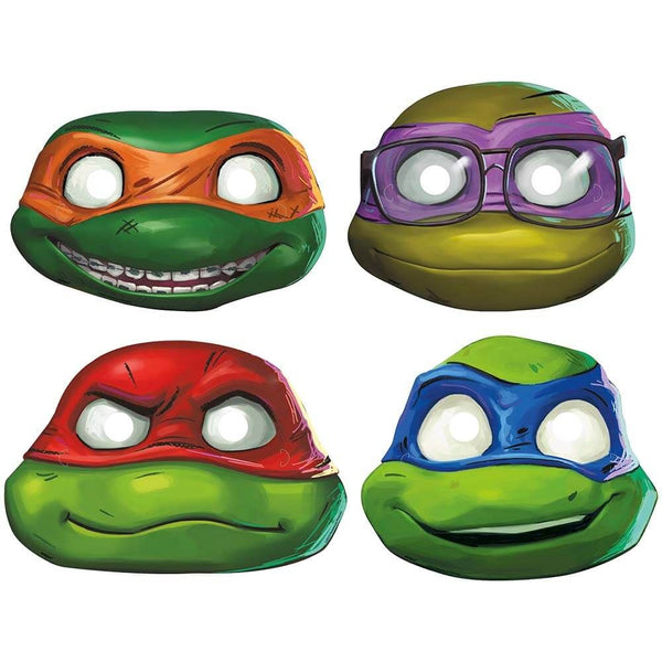 TMNT MUTANT MAYHEM PARTY MASKS (8 PK) - LA Balloons