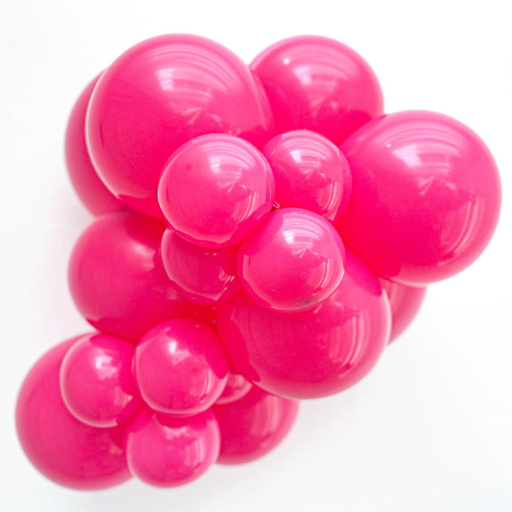 TUFTEX 5 inch TUFTEX HOT PINK Latex Balloons 15029-M