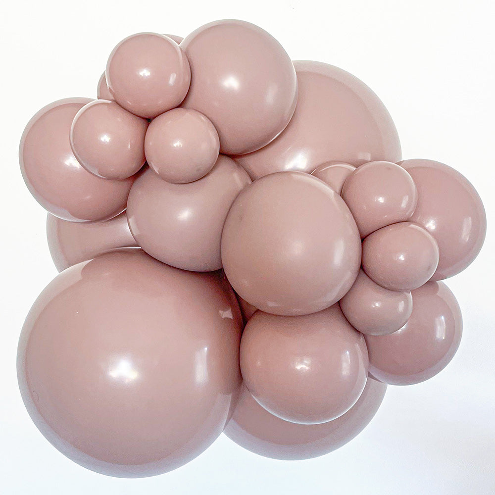 TUFTEX 5 inch TUFTEX MALTED BROWN Latex Balloons 15091-M