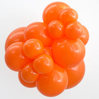 TUFTEX 17 inch TUFTEX ORANGE Latex Balloons 17005-M