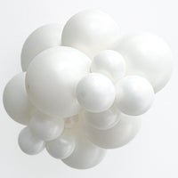 TUFTEX 24 inch TUFTEX PEARL SUGAR WHITE Latex Balloons 24037-M