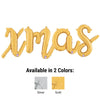 XMAS - BETALLIC SCRIPT LETTERS KIT (AIR - FILL ONLY) - LA Balloons