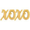 XOXO - BETALLIC SCRIPT LETTERS KIT (AIR - FILL ONLY) - LA Balloons