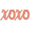 XOXO - BETALLIC SCRIPT LETTERS KIT (AIR - FILL ONLY) - LA Balloons