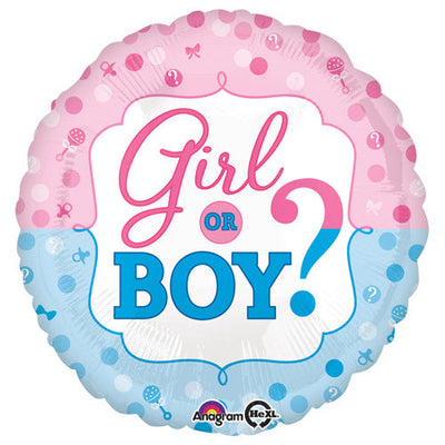 Anagram 18 inch GENDER REVEAL Foil Balloon 32534-01-A-P