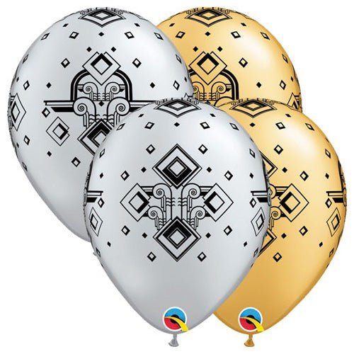 11 inch ART DECO PATTERN - LA Balloons