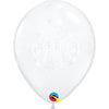 11 inch CONGRATULATIONS ELEGANT - DIAMOND CLEAR - LA Balloons