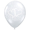 11 inch ENTWINED HEARTS - LA Balloons
