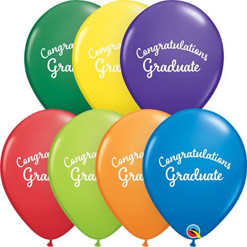 11 inch GRADUATION SCRIPT - LA Balloons