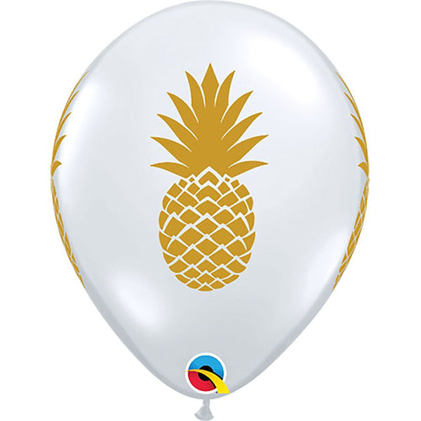 11 inch PINEAPPLE - DIAMOND CLEAR - LA Balloons