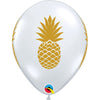 11 inch PINEAPPLE - DIAMOND CLEAR - LA Balloons