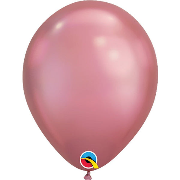 11 inch QUALATEX CHROME - MAUVE - LA Balloons