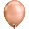 11 inch QUALATEX CHROME - ROSE GOLD - LA Balloons