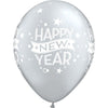 11 inch SILVER NEW YEAR CONFETTI DOTS - LA Balloons