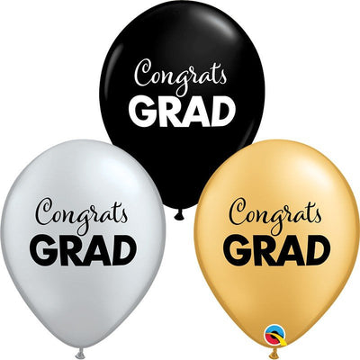 11 inch SIMPLY CONGRATS GRAD - ASSORTED - LA Balloons