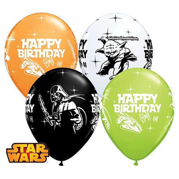 11 inch STAR WARS BIRTHDAY ASSORTMENT - LA Balloons