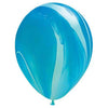 11 inch SUPERAGATE - BLUE RAINBOW - LA Balloons