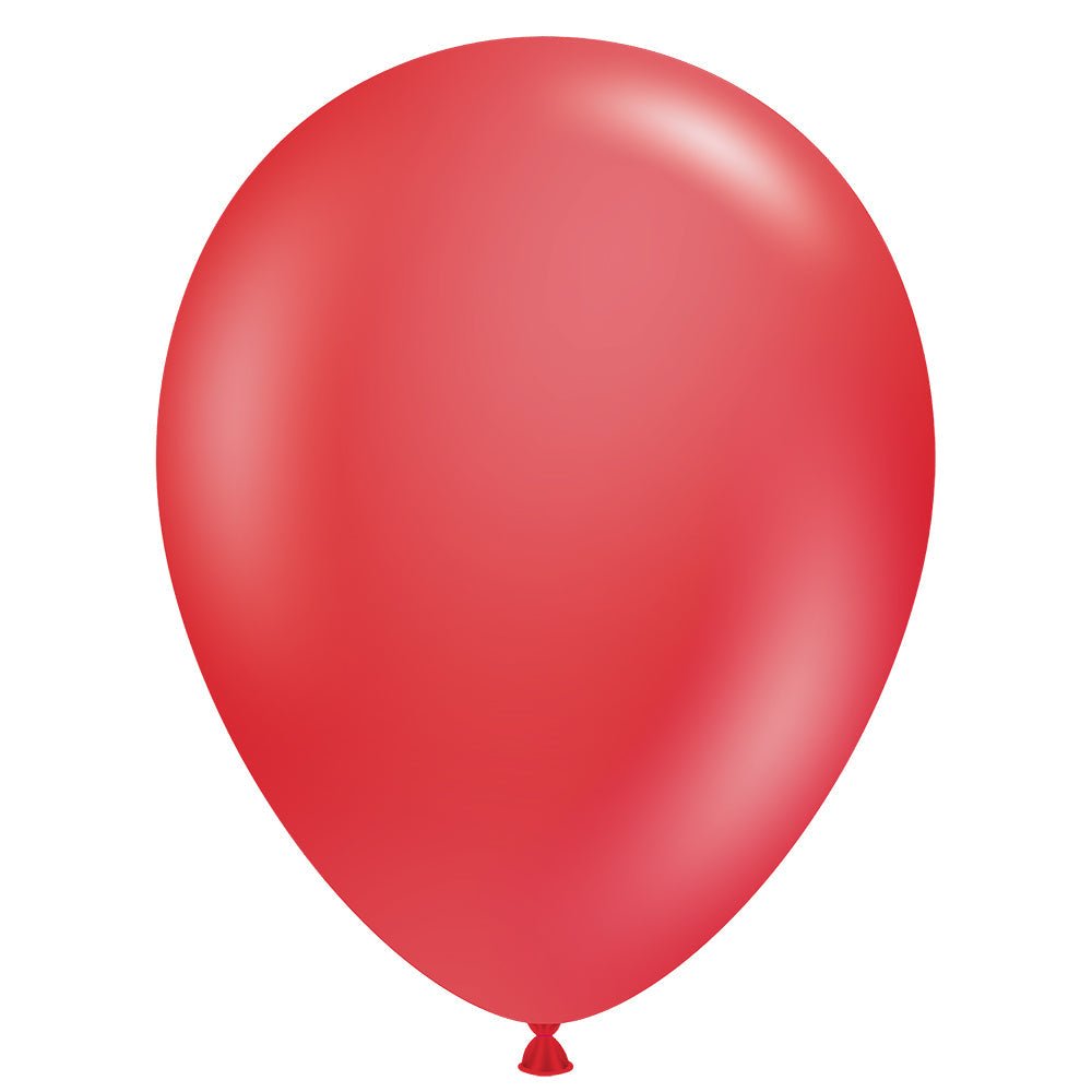 11 inch TUFTEX CRYSTAL RED - LA Balloons