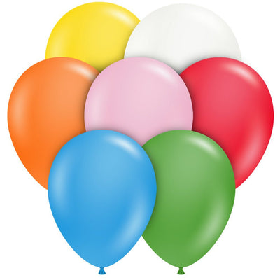 11 inch TUFTEX STANDARD ASSORTMENT WITH WHITE - LA Balloons