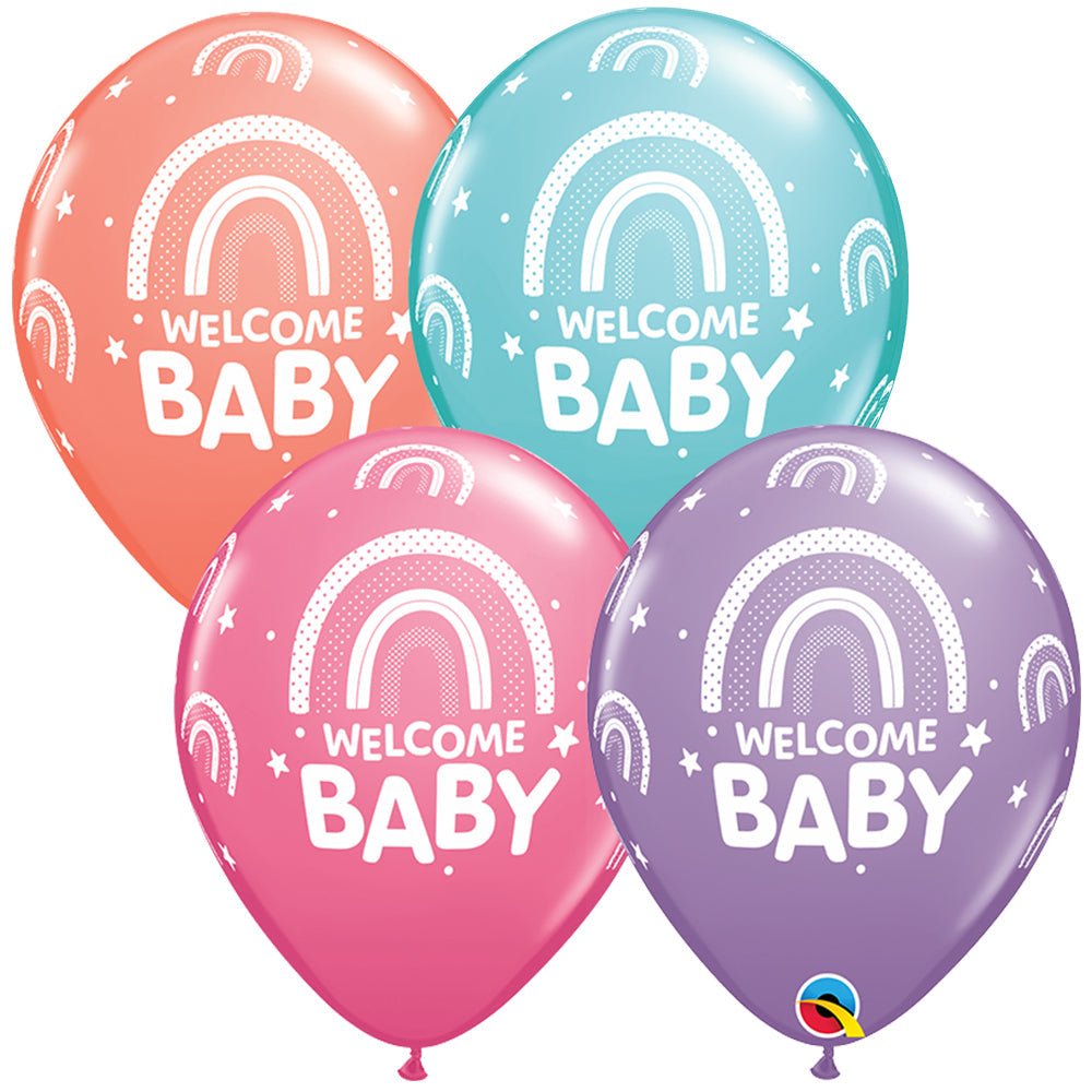 11 inch WELCOME BABY BOHO RAINBOWS