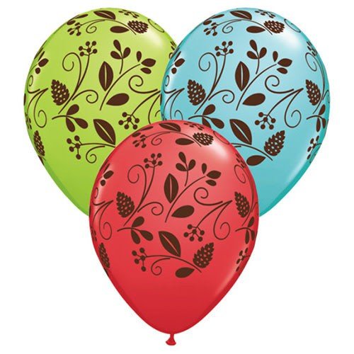11 inch WOODLAND FOILAGE - A - ROUND - LA Balloons