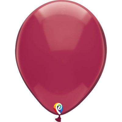 12 inch FUNSATIONAL CRYSTAL BURGUNDY - LA Balloons