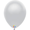 12 inch FUNSATIONAL METALLIC SILVER - LA Balloons