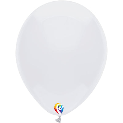 12 inch FUNSATIONAL WHITE - LA Balloons