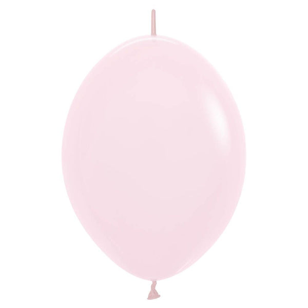 12 inch SEMPERTEX LINK - O - LOON PASTEL MATTE PINK - LA Balloons