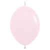 12 inch SEMPERTEX LINK - O - LOON PASTEL MATTE PINK - LA Balloons