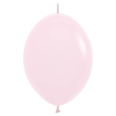 12 inch SEMPERTEX LINK - O - LOON PASTEL MATTE PINK - LA Balloons