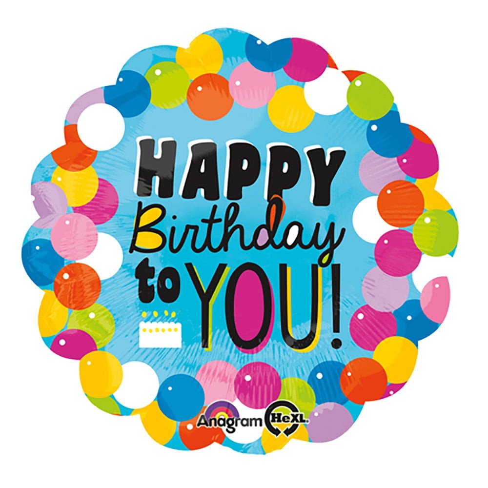 13 inch HAPPY BIRTHDAY TO YOU GUM BALLS