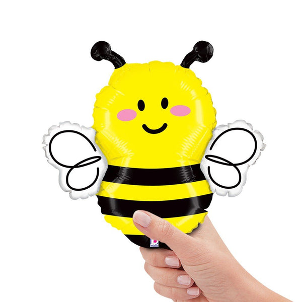 14 inch BEE MINI SHAPE (AIR - FILL ONLY) - LA Balloons