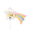 14 inch BIRTHDAY STAR MINI SHAPE (AIR - FILL ONLY) - LA Balloons