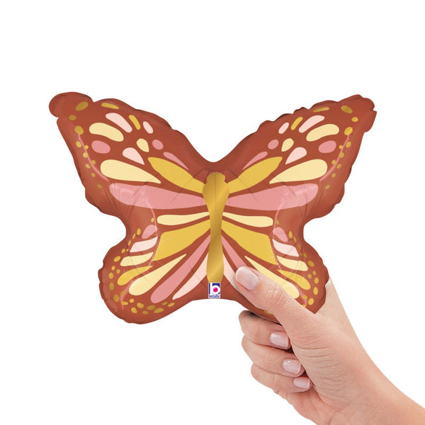 14 inch BOHO BUTTERFLY MINI SHAPE (AIR - FILL ONLY) - LA Balloons