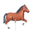 14 inch BROWN HORSE MINI SHAPE (AIR - FILL ONLY) - LA Balloons