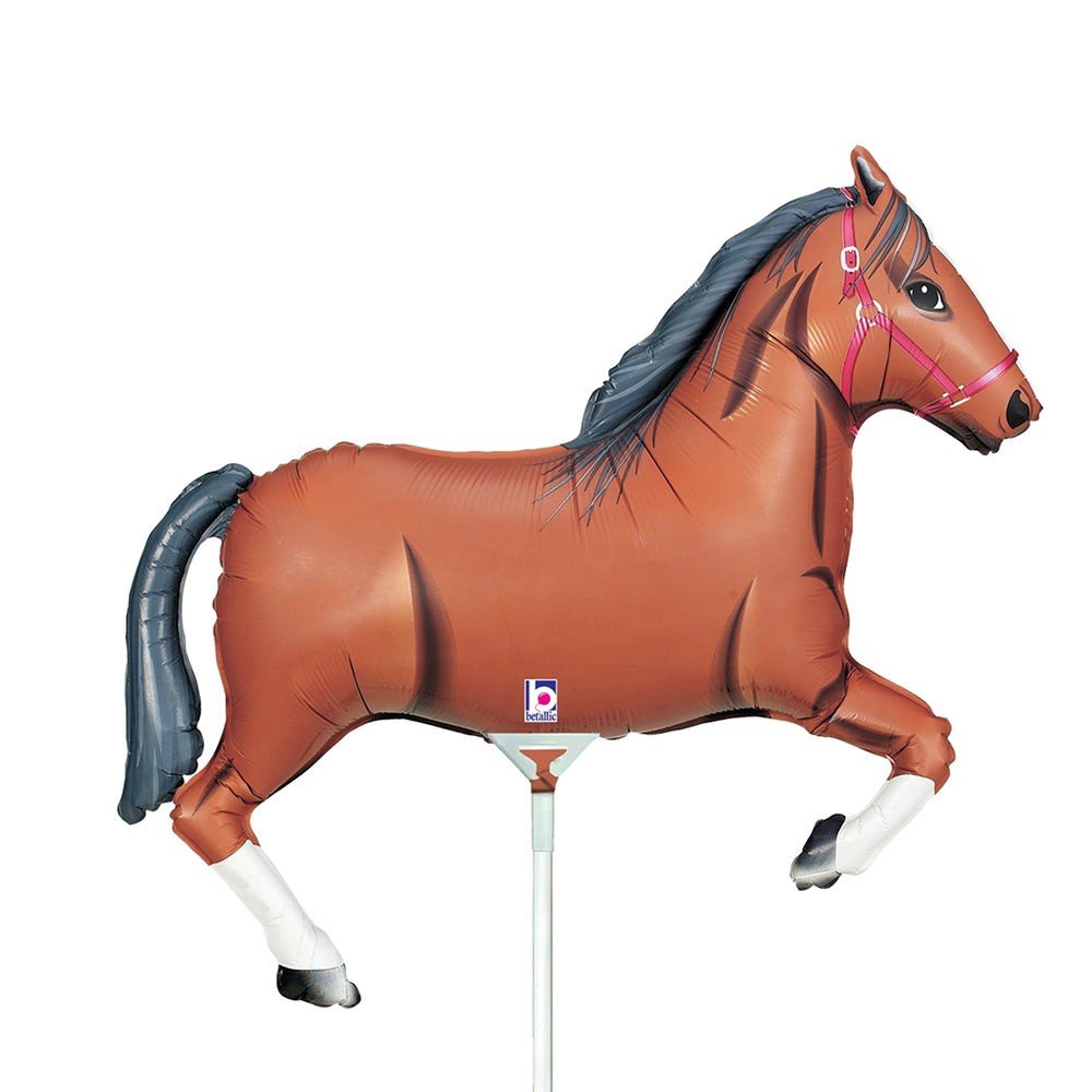 14 inch BROWN HORSE MINI SHAPE (AIR-FILL ONLY)