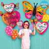 14 inch COLORFUL BUTTERFLY (AIR - FILL ONLY) - LA Balloons