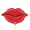 14 inch GLITTER LIPS MINI SHAPE (AIR - FILL ONLY) - LA Balloons