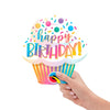 14 INCH MINI BIRTHDAY OMBRE CUPCAKE (AIR - FILL ONLY) - LA Balloons