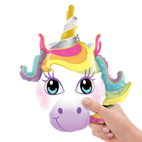 14 inch MINI MAGICAL UNICORN (AIR - FILL ONLY) - LA Balloons