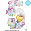 14 inch MINI UNICORN (AIR - FILL ONLY) - LA Balloons
