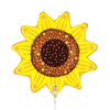 14 inch SUNFLOWER MINI SHAPE (AIR - FILL ONLY) - LA Balloons