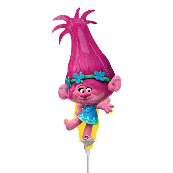 15 inch TROLLS MINI SHAPE (AIR - FILL ONLY) - LA Balloons