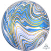 16 inch BLUE MARBLEZ ORBZ - LA Balloons
