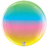 16 inch DIMENSIONALS RAINBOW GLOBE - LA Balloons