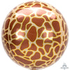 16 inch GIRAFFE PRINT ORBZ - LA Balloons
